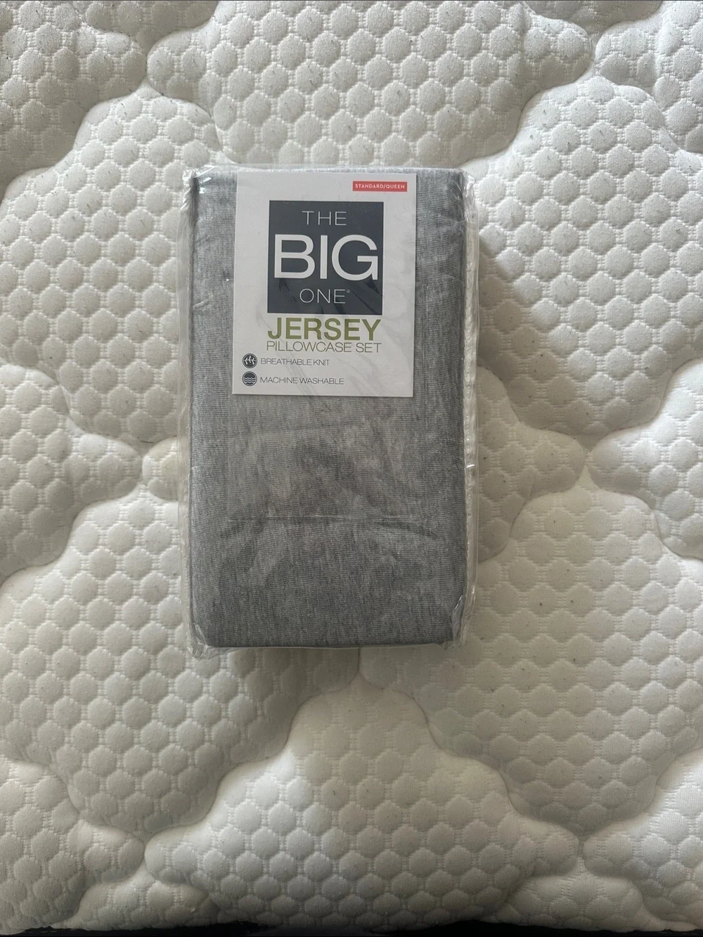 The Big One Jersey Pillowcase Set - Gray